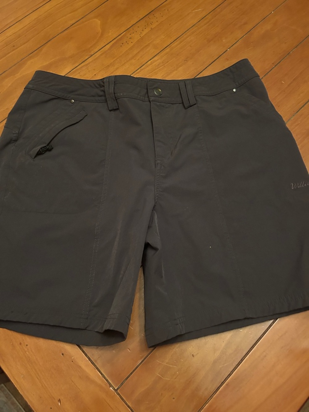 Willit Charcoal Gray Women’s Shorts Size 12 – 2 Front & 2 Back Pockets Hiking